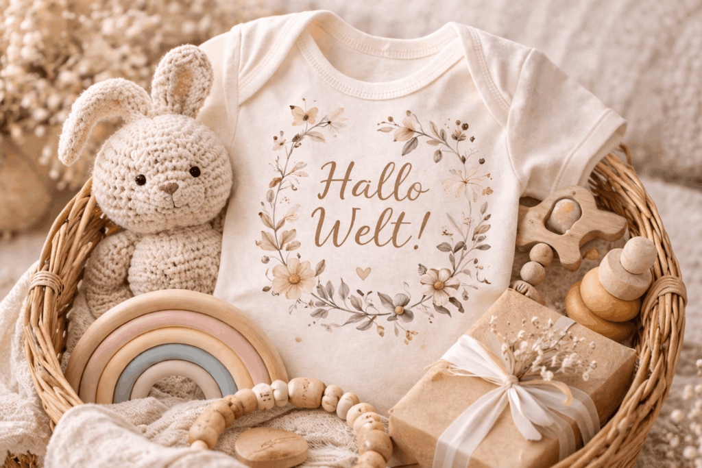 Geschenkkorb zur Geburt